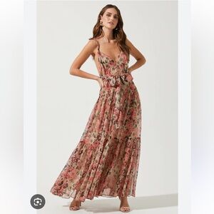 Floral ASTR Eartha Sleeveless Dress